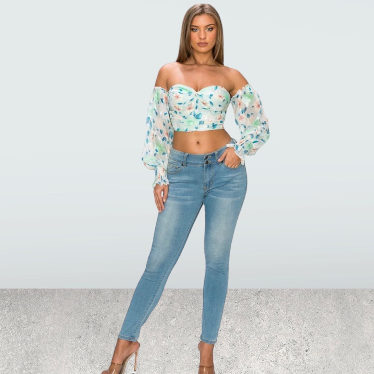 Celeste Crop Top